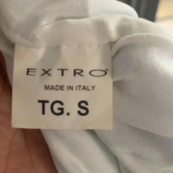 Extro Floral Print Mesh Ruched Bandeau Top Size Small - Picture 7 of 8